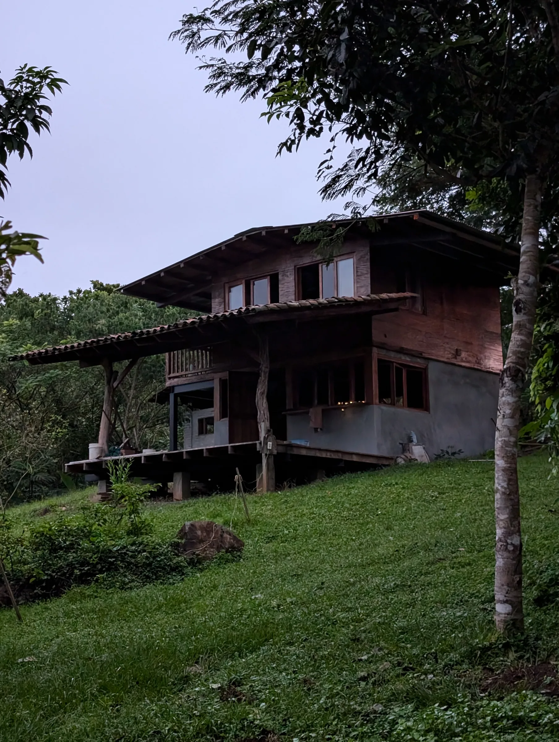 The tropical hardwood artist's retreat
